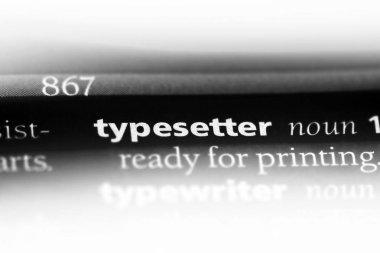 dizgici Word'de bir sözlük. dizgici kavramı.