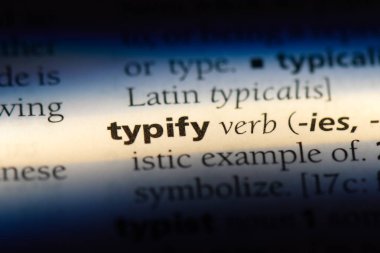 bir sözlüğü'ndeki sözcüğü simgelemek. kavram simgelemek.