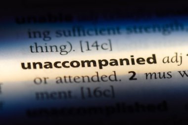 Refakatsiz tek kelimeyle bir sözlük. Refakatsiz kavramı.