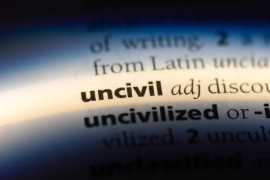 bir sözlük kaba Word'de. kaba kavramı.