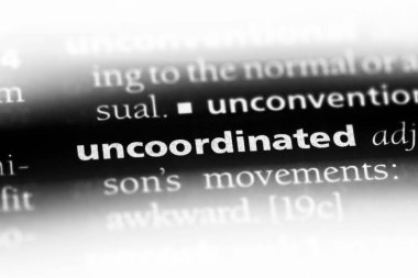 bir sözlüğü'ndeki koordinasyonsuzluk sözcüğü. koordinasyonsuzluk kavramı.