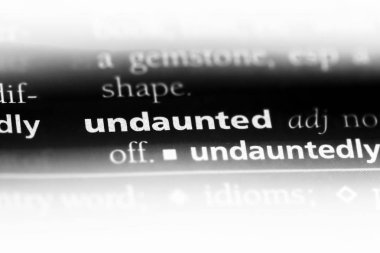 bir sözlüğü'ndeki yılmayan sözcüğü. yılmayan kavramı.