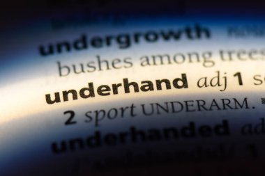 el altından tek kelimeyle bir sözlük. el altından kavramı.