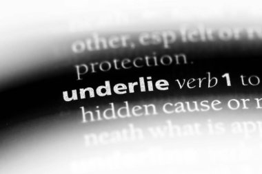 bir sözlüğü'ndeki sözcüğü altında yatan. kavramı altında yatan.