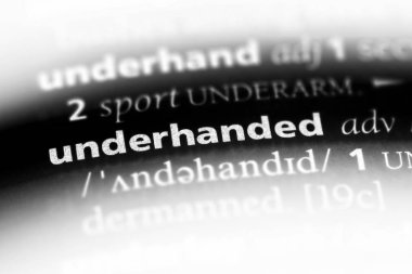 gizli kelime sözlüğe. sinsi kavramı.