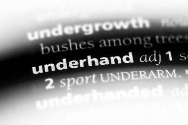 el altından tek kelimeyle bir sözlük. el altından kavramı.