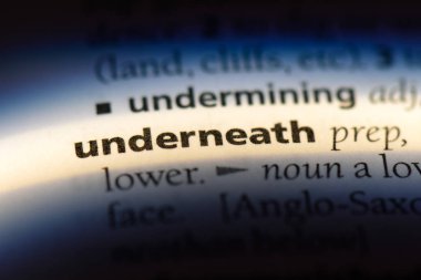 bir sözlüğü'ndeki sözcüğü altında. kavramı altında.