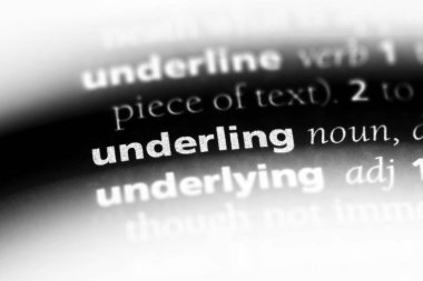 alt tabaka Word'de bir sözlük. alt tabaka kavramı.