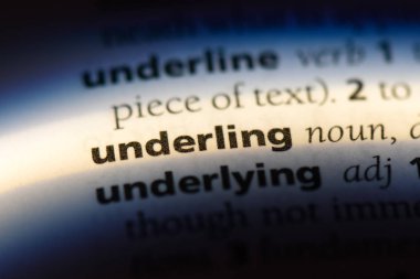 alt tabaka Word'de bir sözlük. alt tabaka kavramı.