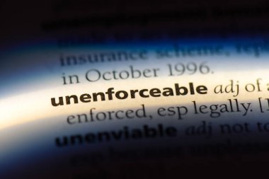 bir sözlüğü'ndeki uygulanamaz sözcüğü. uygulanamaz kavramı.