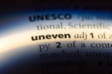 düzensiz tek kelimeyle bir sözlük. düzensiz kavramı.