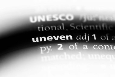 düzensiz tek kelimeyle bir sözlük. düzensiz kavramı.