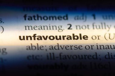 olumsuz tek kelimeyle bir sözlük. olumsuz kavramı.