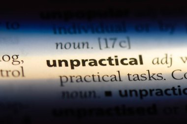 bir sözlüğü'ndeki kullanışsız sözcüğü. kullanışsız kavramı.