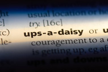 bir sözlük daisy Word'de ups. daisy kavramı ups.