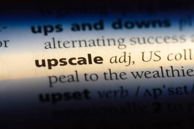 Lüks Tek kelimeyle bir sözlük. Lüks konsepti.