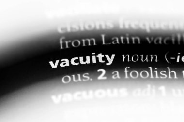 anlamsızlık Word'de bir sözlük. anlamsızlık kavramı.