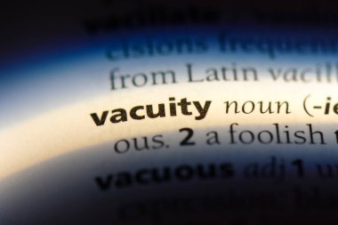 anlamsızlık Word'de bir sözlük. anlamsızlık kavramı.