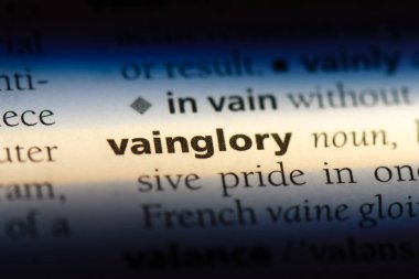 Vainglory sözcük sözlüğe. Vainglory kavramı.
