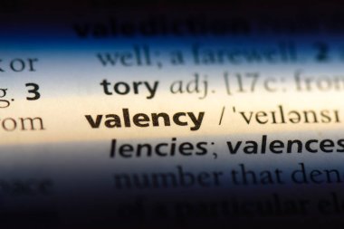 valency sözcük sözlüğe. valency kavramı.