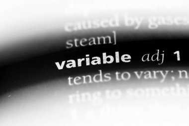 değişken sözcük sözlüğe. değişken kavramı.