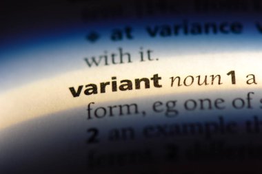 değişken sözcük sözlüğe. varyant kavramı.