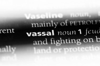 vasal Word'de bir sözlük. vasal kavramı.