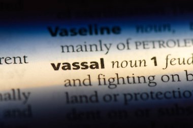 vasal Word'de bir sözlük. vasal kavramı.