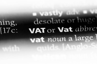 KDV vergi sözcük sözlüğe. KDV vergi kavramı.