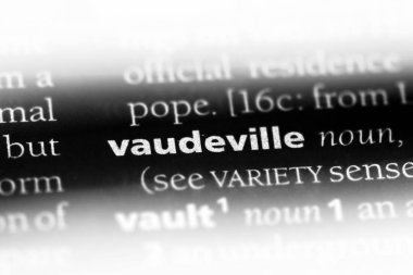 vodvil Word'de bir sözlük. vodvil kavramı.