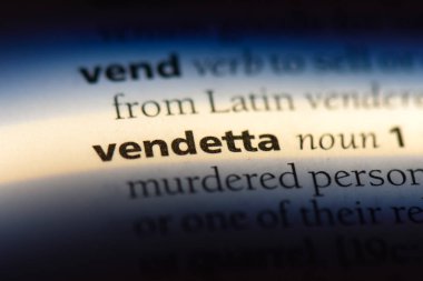 kan davası Word'de bir sözlük. kan davası kavramı.