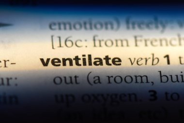 bir sözlüğü'ndeki sözcüğü havalandırın. kavram havalandırın.