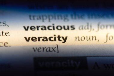 gerçeklik Word'de bir sözlük. gerçeklik kavramı.