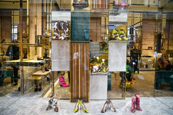 Milan Italië September 2018 Casadei Winkel Milaan Montenapoleone Gebied Fashion — Stockfoto