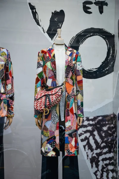 Milan Talya Eylül 2018 Dior Mağaza Milano Montenapoleone Alan Moda — Stok fotoğraf