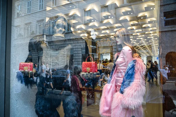 Milan Italy September 2018 Dolce Gabbana Store Milan Montenapoleone Area — Stock Photo, Image