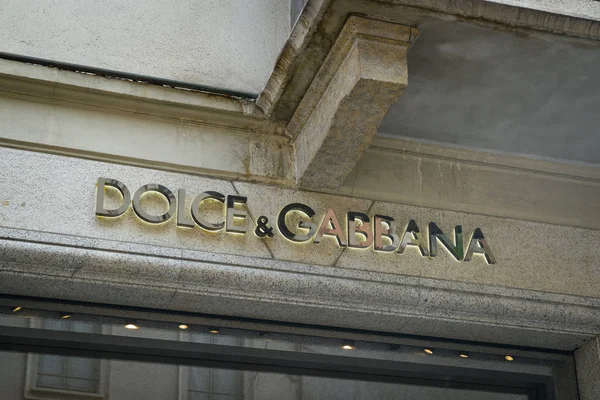 Милан Италия Сентября 2018 Года Магазин Dolce Gabbana Милане Район — стоковое фото