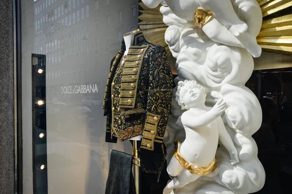 Milano Italien September 2018 Dolce Gabbana Store Milano Montenapoleone Område — Stockfoto