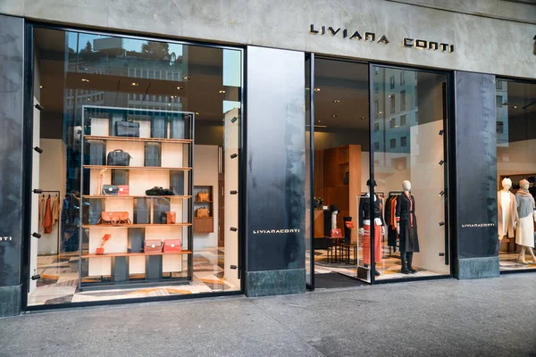 Milan Italy September 2018 Liviana Conti Store Milan Montenapoleone Area — Stock Photo, Image