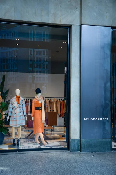 Mailand Italien September 2018 Liviana Conti Store Milan Montenapoleone Modewoche — Stockfoto