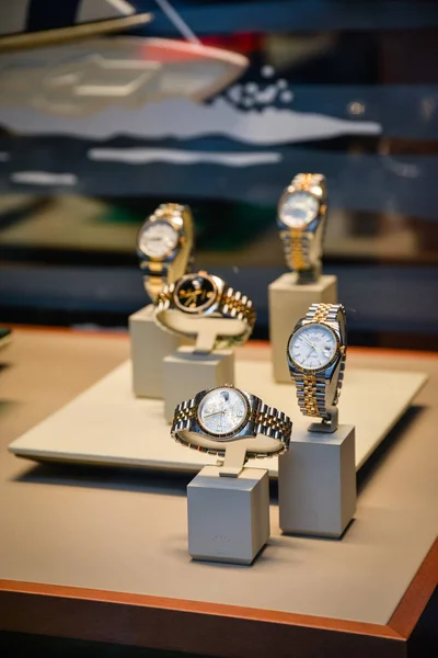 Mailand Italien September 2018 Rolex Store Milan Montenapoleone Rollenshopping Auf — Stockfoto