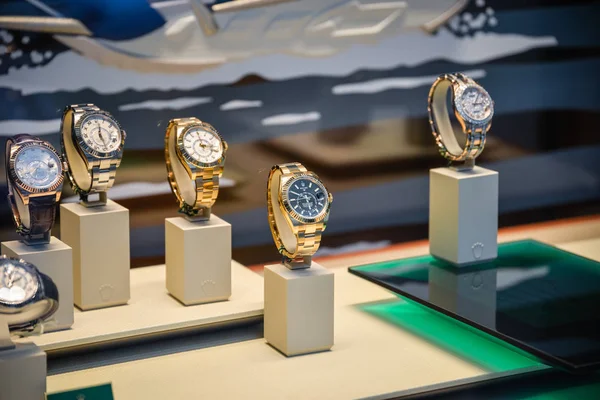 Милан Италия Сентября 2018 Года Магазин Rolex Милане Район Монтенаполеоне — стоковое фото