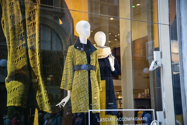 Milan Italy September 2018 Stefanel Store Milan Montenapoleone Area Fashion — Stock Photo, Image