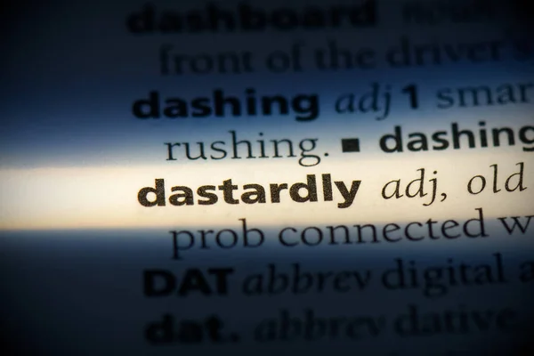 Dastardly — Stock Photo, Image