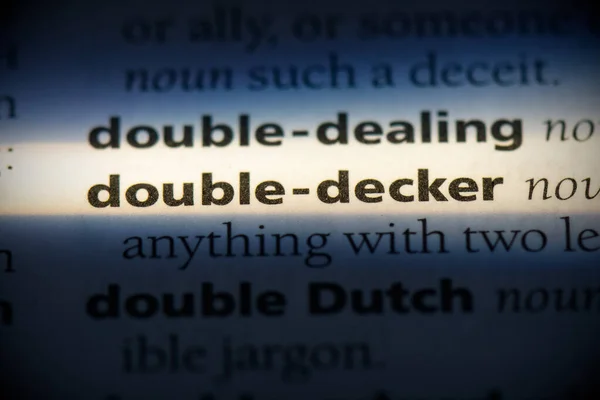 Double-decker — Stock Photo, Image