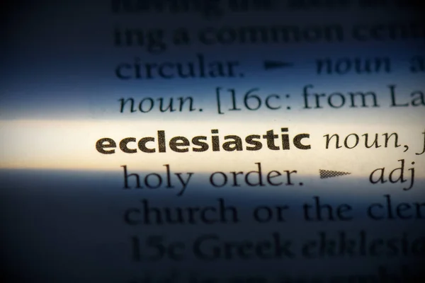 Ecclesiastic — Stock fotografie