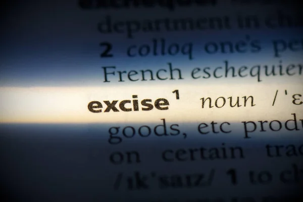 Excise — Zdjęcie stockowe