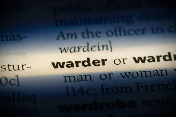 Warder — Stock fotografie