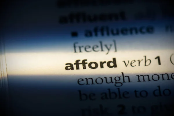 Afford. — Foto de Stock