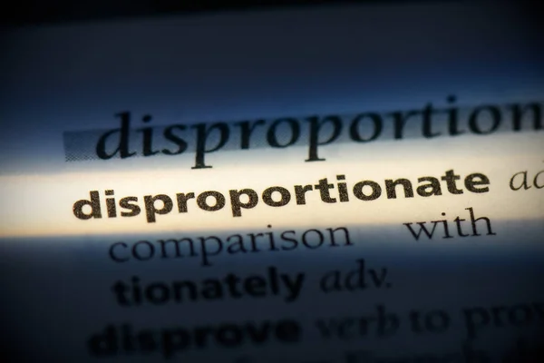 Disproportionate — Stock Photo, Image